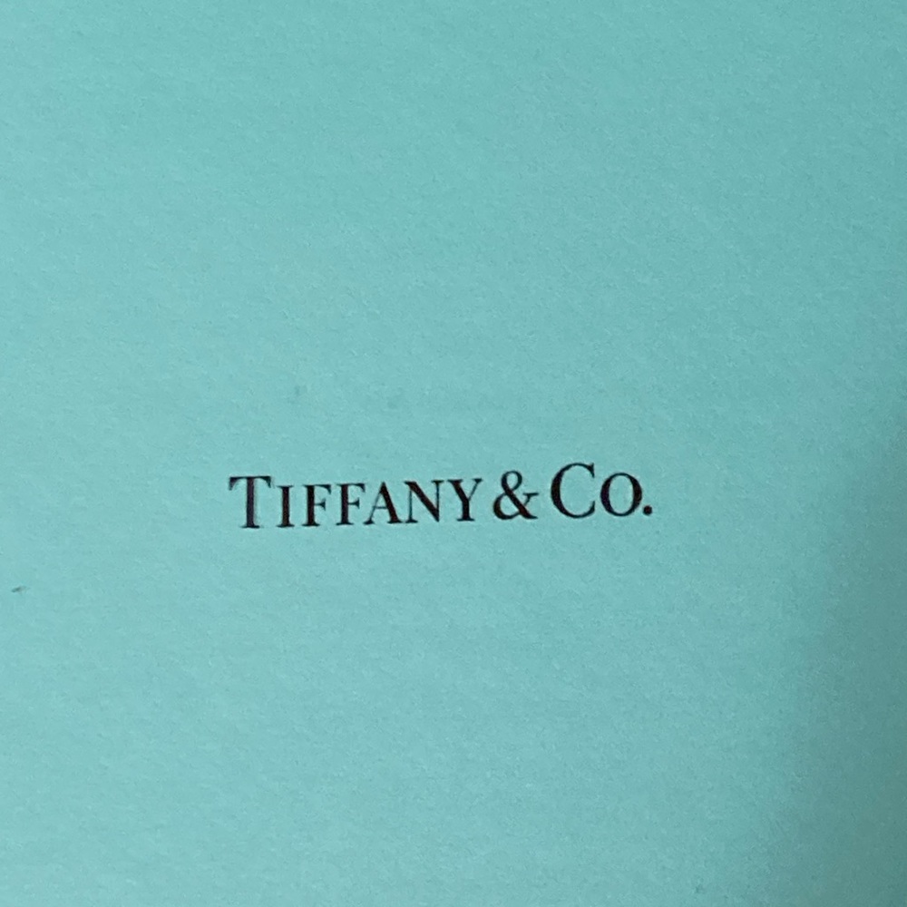Authentic Large Tiffany empty box 12 3/4 x 12 3/4 x 4”.